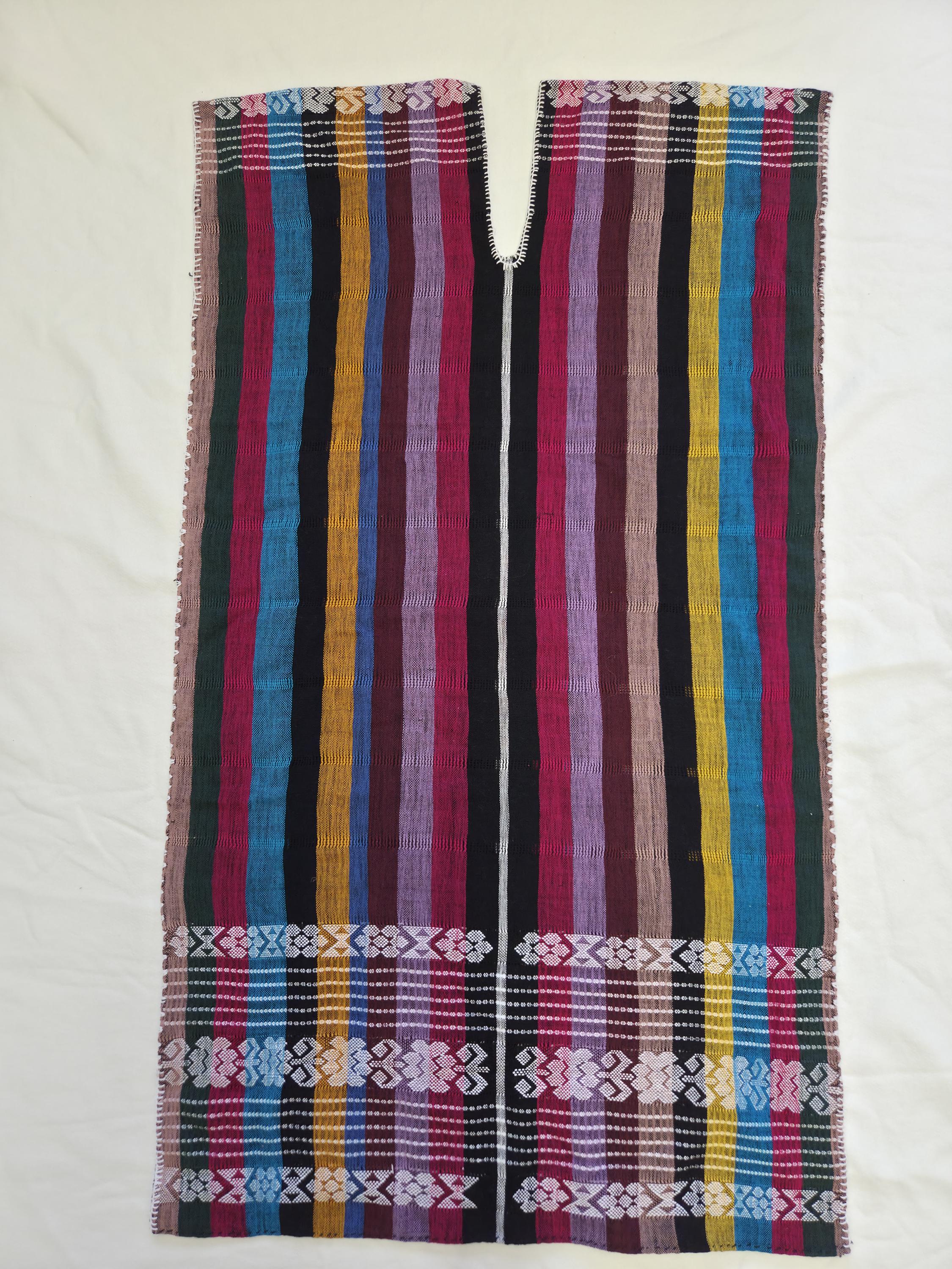 Backstrap loom huipil, Oaxacan dress.