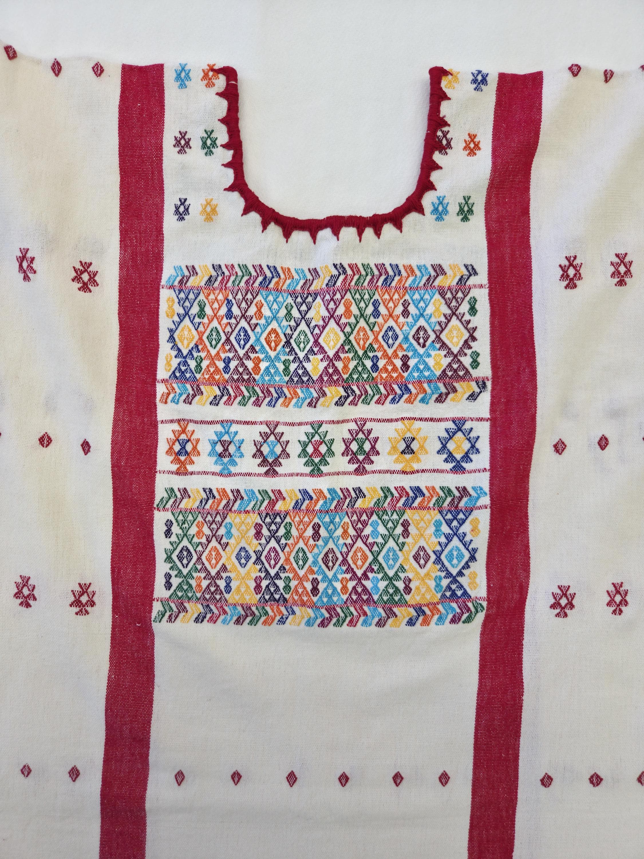 Mexican Tacuate Backstrap loom Huipil dress,   O/S