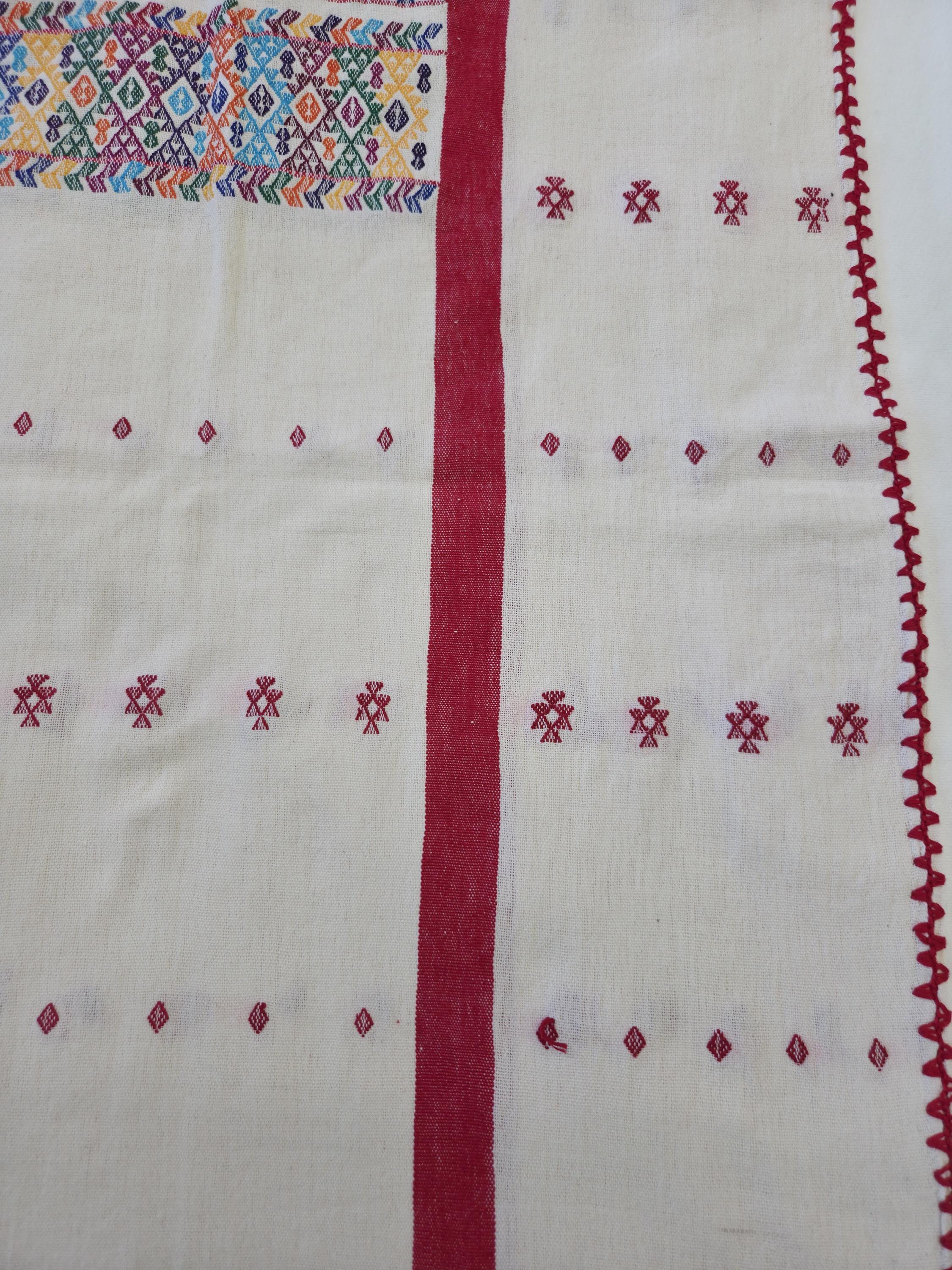 Mexican Tacuate Backstrap loom Huipil dress,   O/S