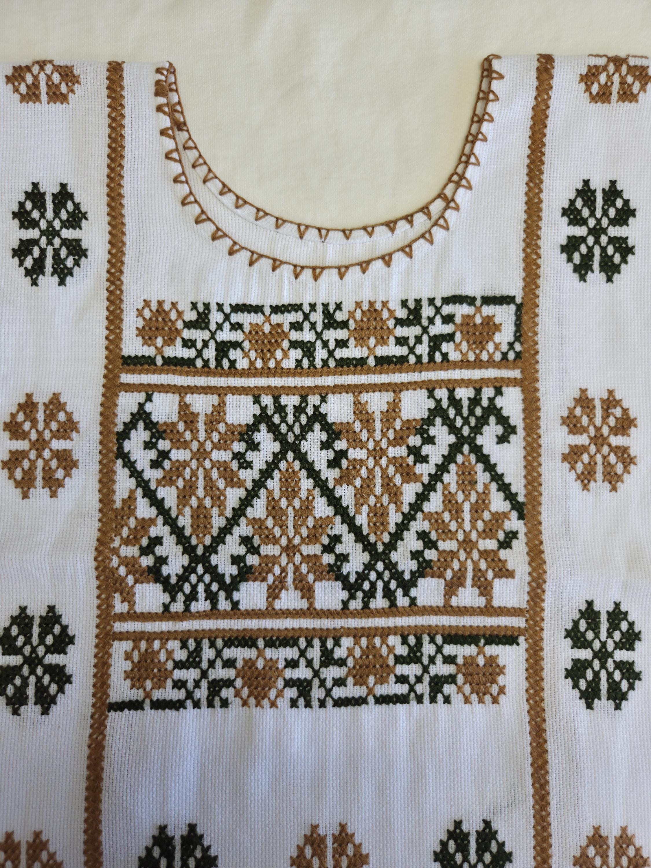 Handmade embroidered blouse,    S-L