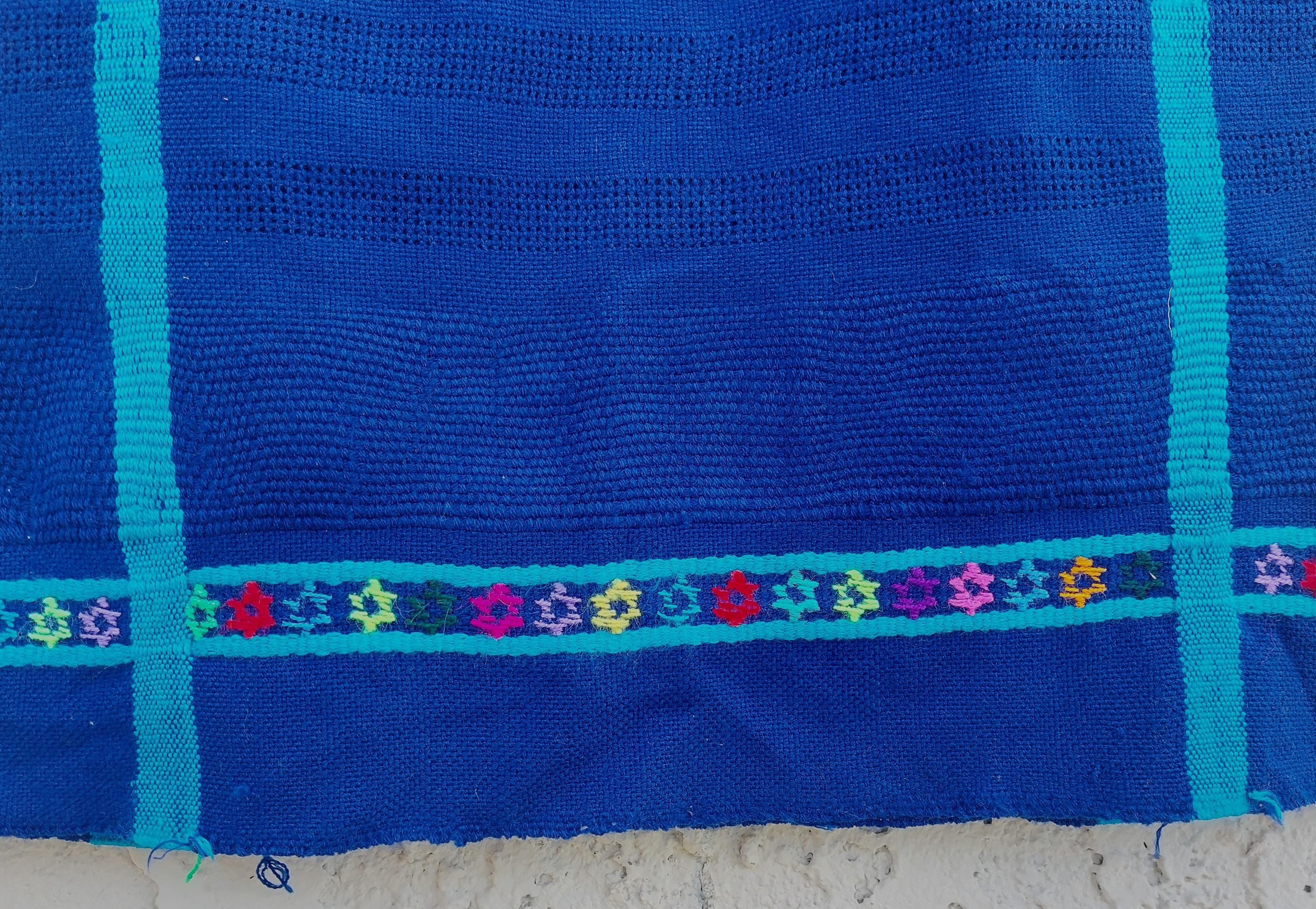 Backstrap loom Triqui dress,  Oaxacan Handmade Huipil, Embroidery Mexican dress,    S /M