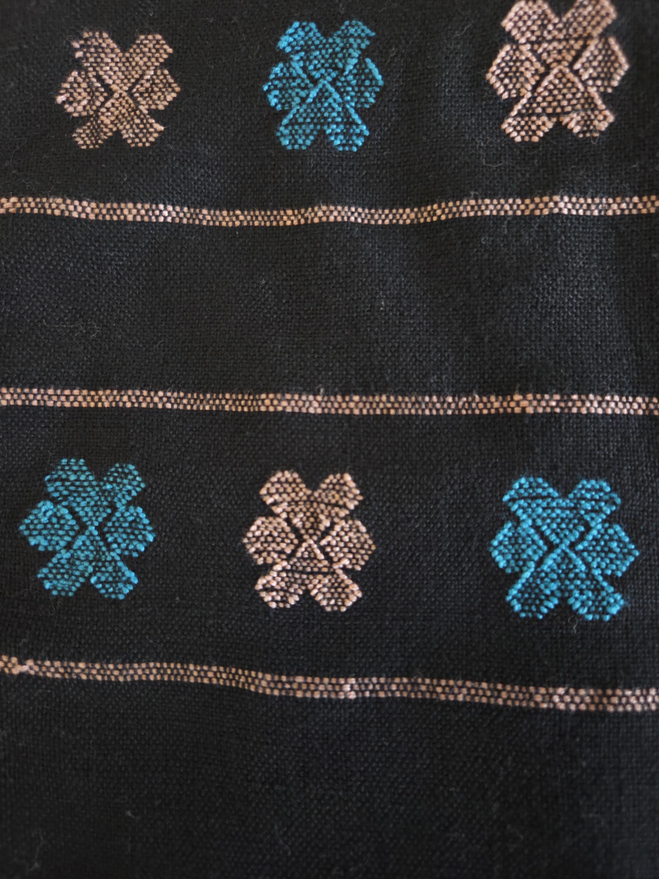 Handmade Backstrap Loom Huipil, Oaxacan Cotton Top, Amuzgo Embroidery