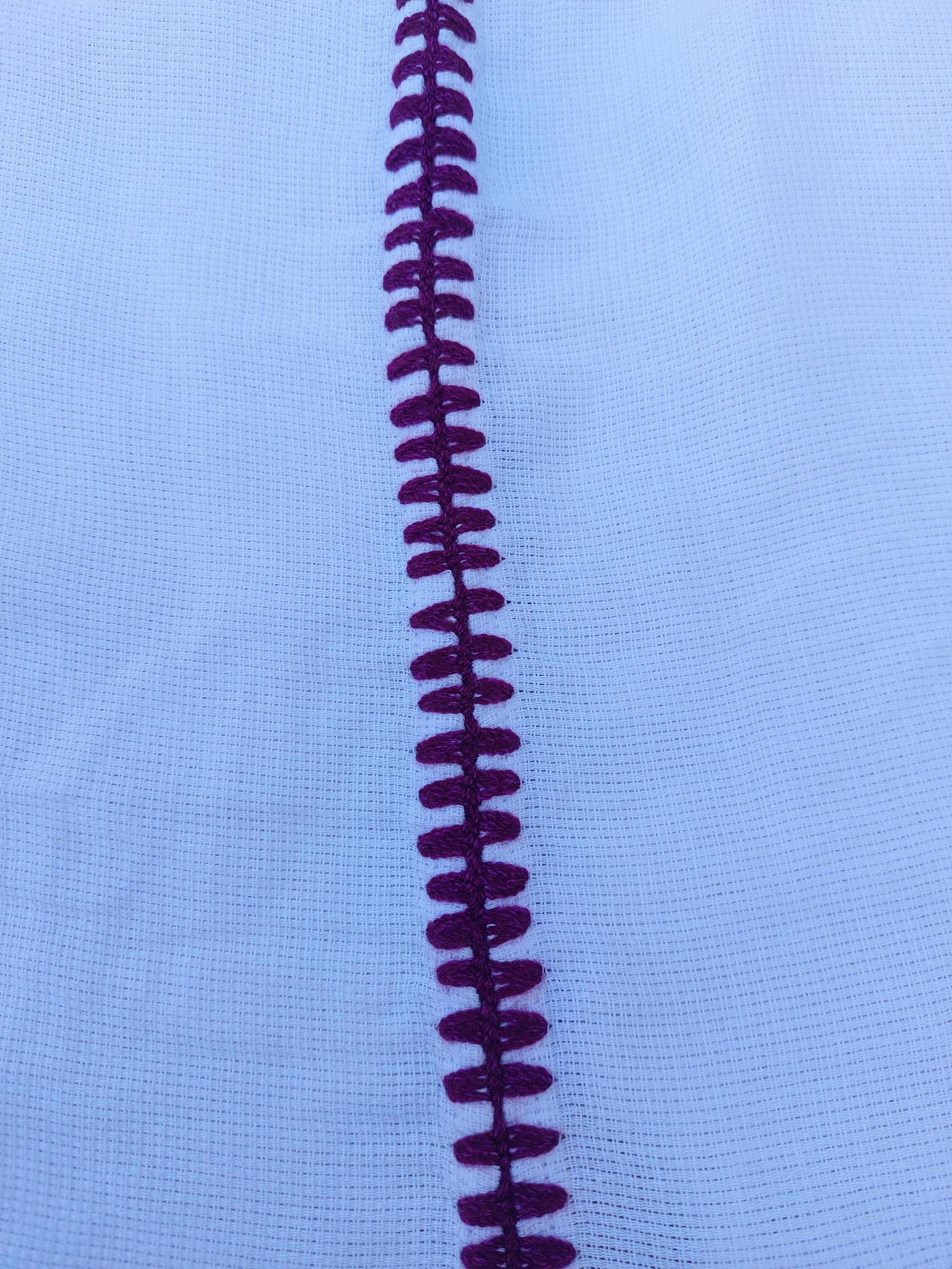 Oaxacan Embroidery blouse, Handmade- Artisian - Amuzgo.   S/M