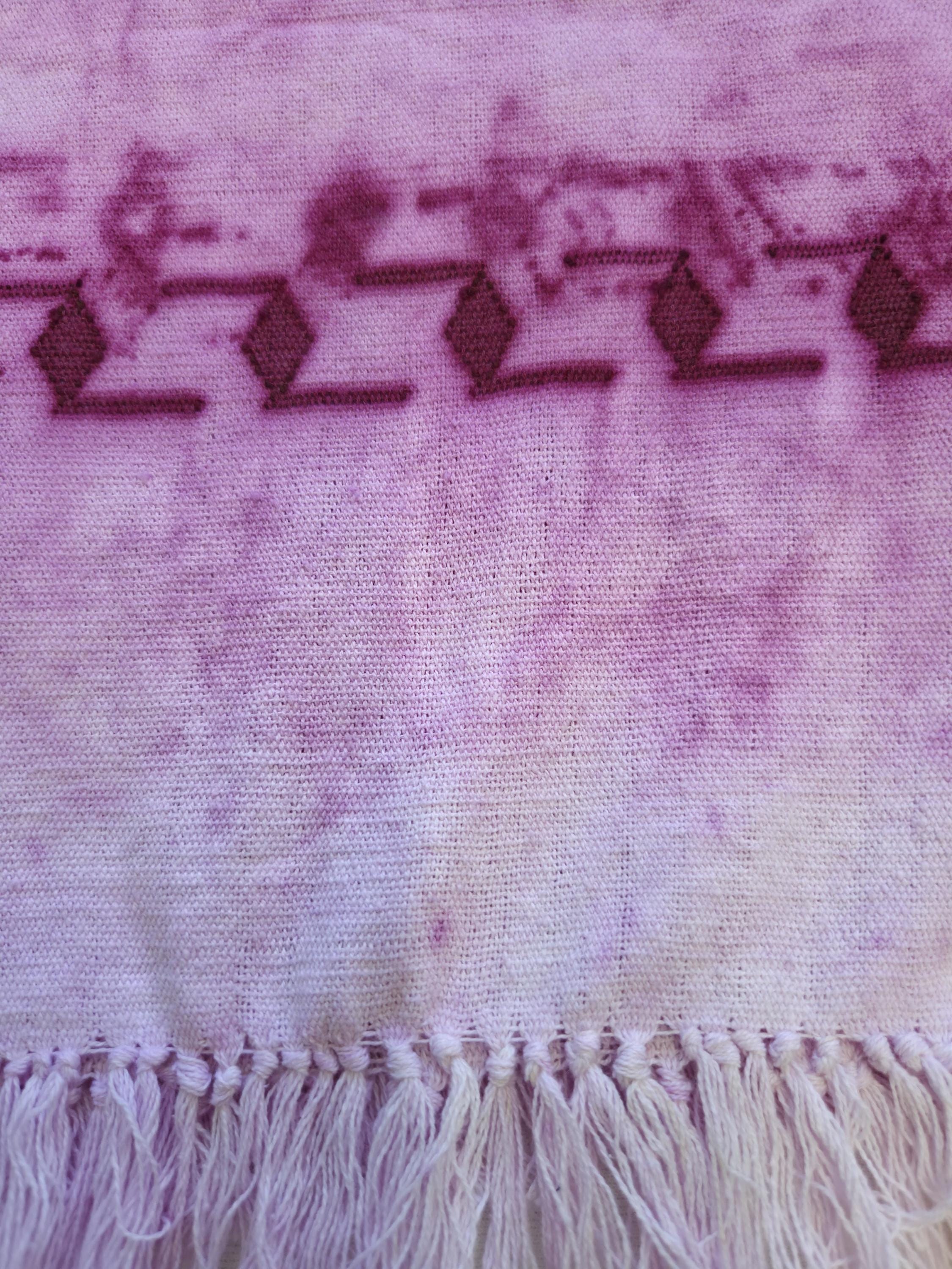 Oaxacan Huipil Dyed with Dactylopius coccus. O/S