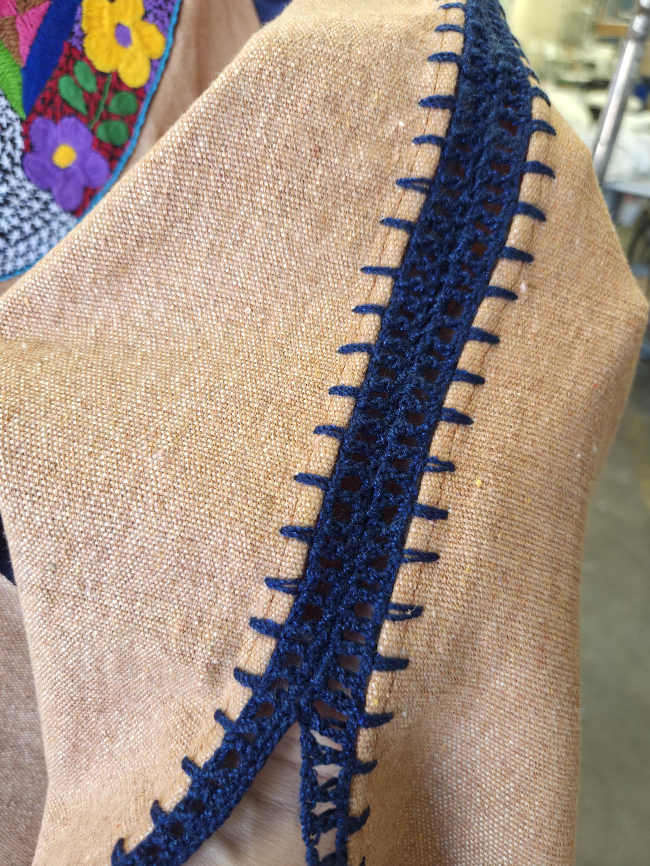 Short huipil, Natural Dye.  O/S