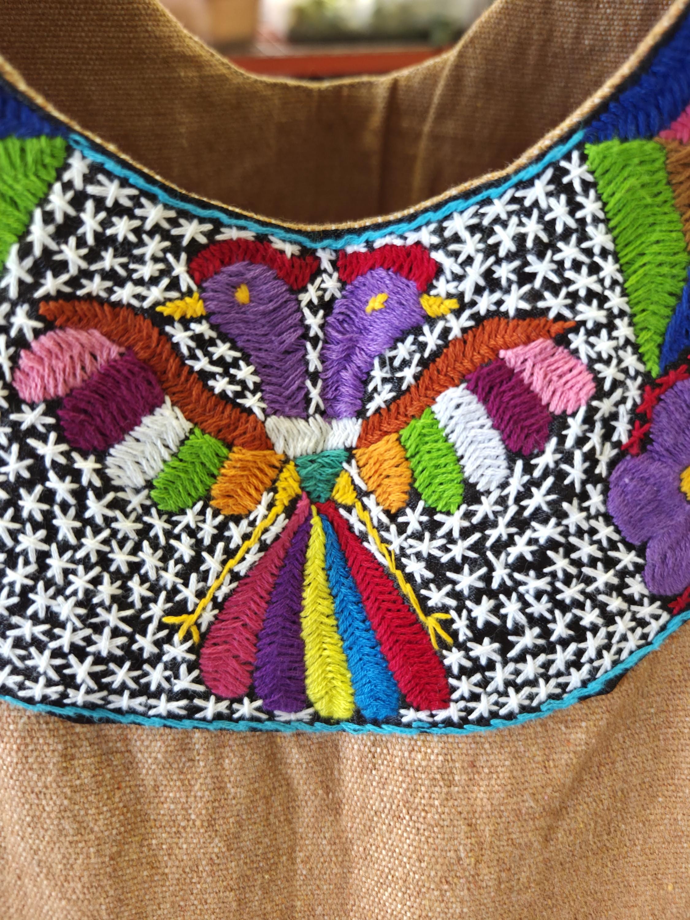 Short huipil, Natural Dye.  O/S