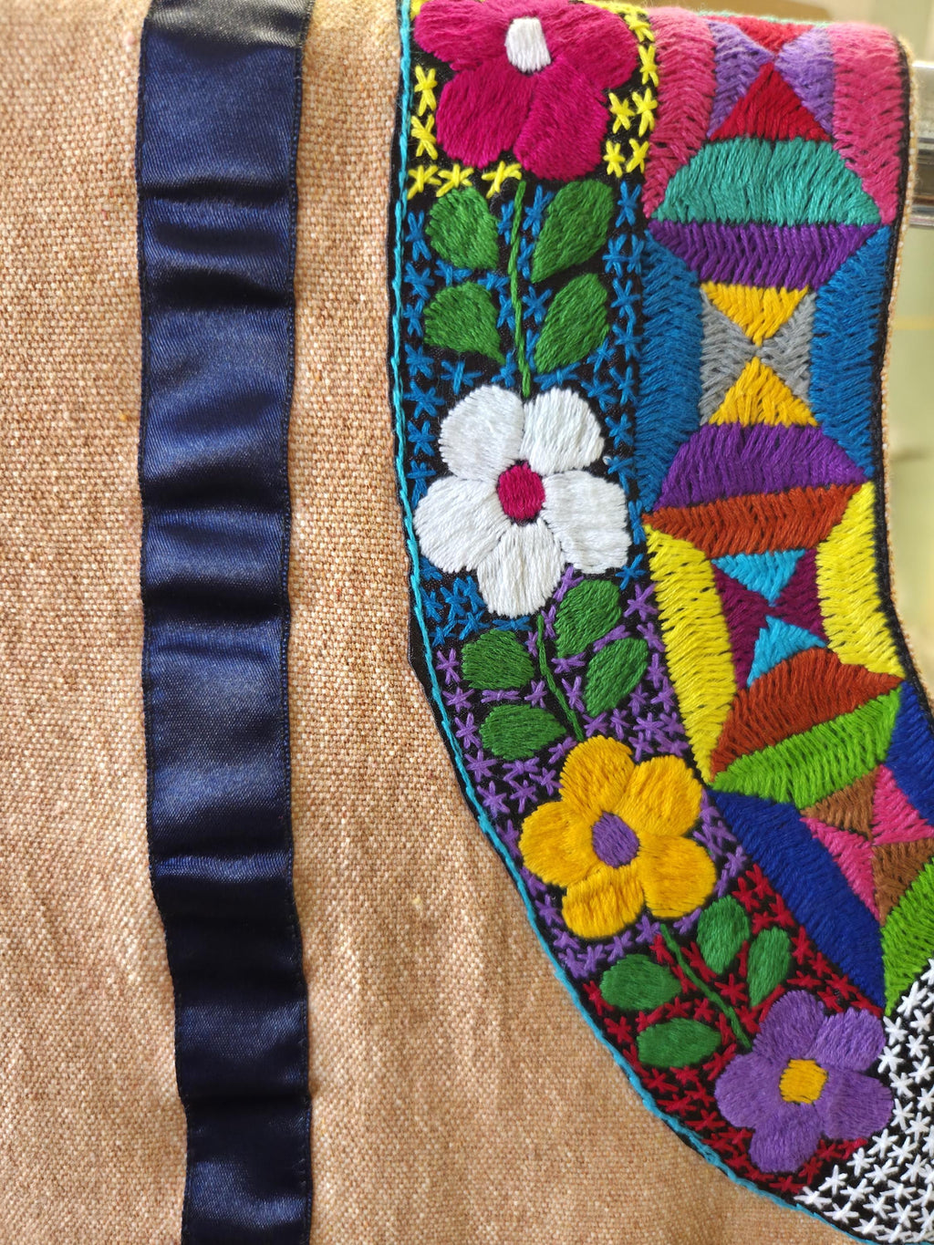 Short huipil, Natural Dye.  O/S