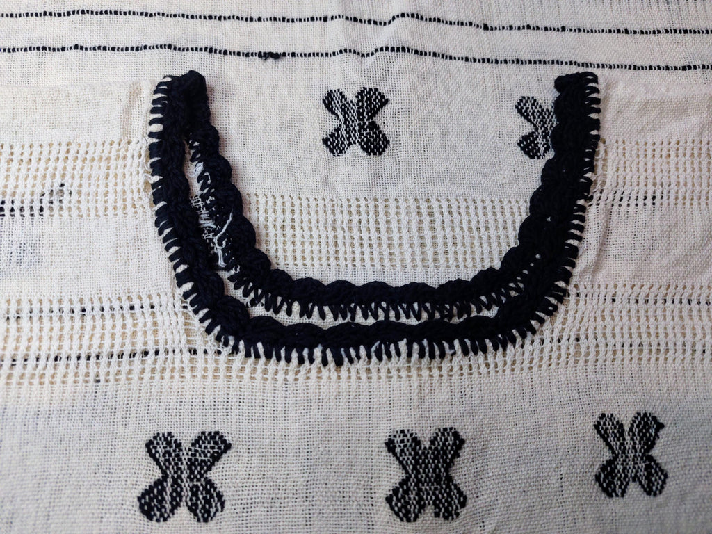 Backstrap loom Huipil, Amuzgo Huipil, Mexican Embroidery dress, Oaxacan Dress, Handcrafted - Handmade Artisian dress, Spring-Summer   S/M