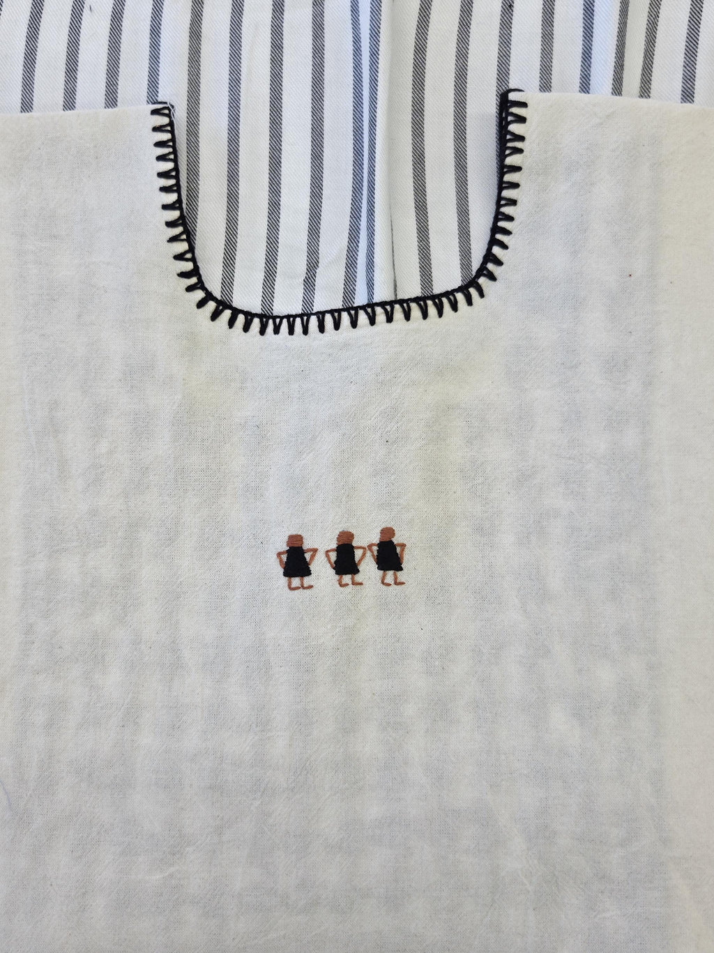 Muslin Mexican  top, Handmade embroidered blouse,    S-L