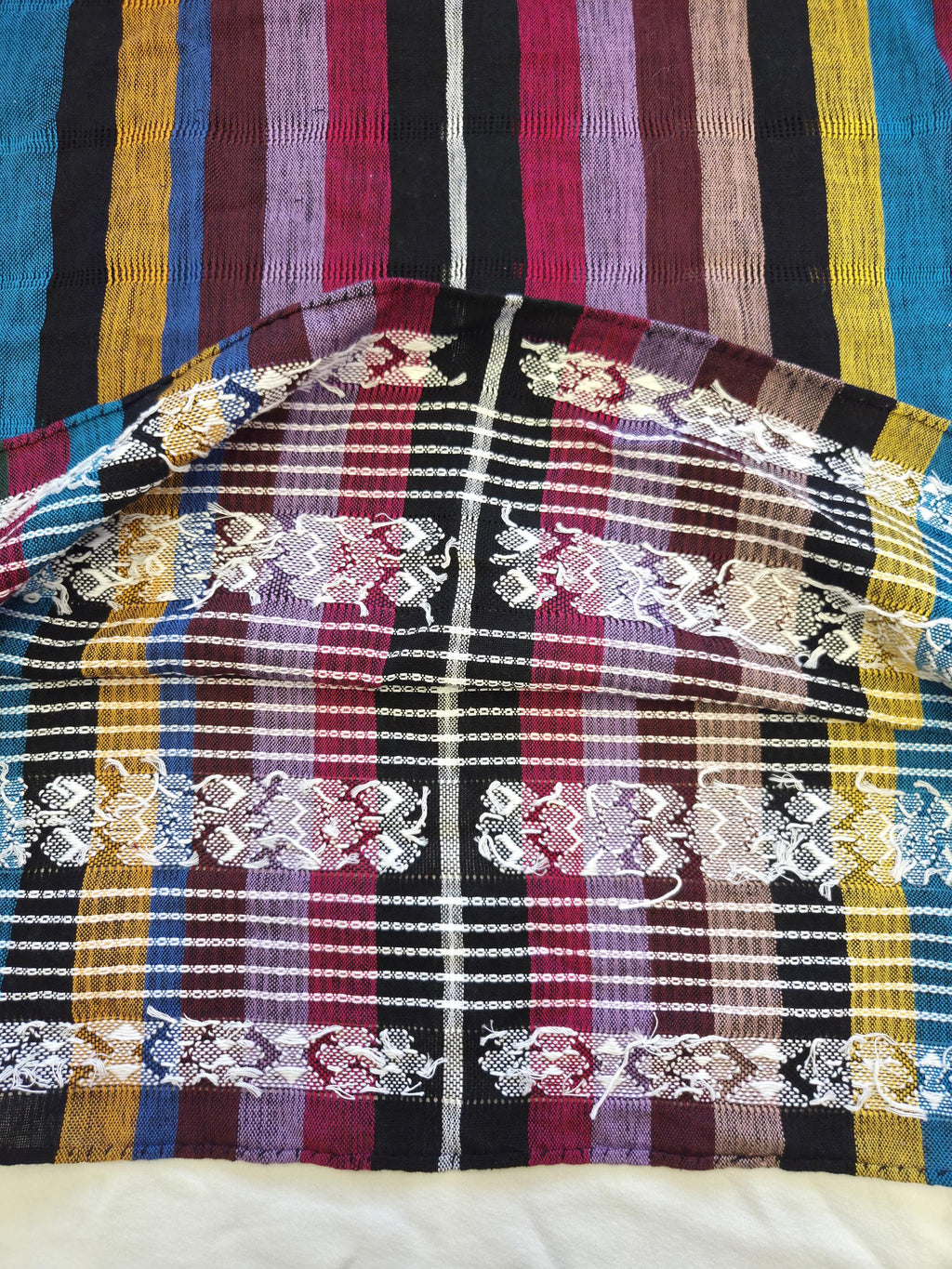 Backstrap loom huipil, Oaxacan dress.