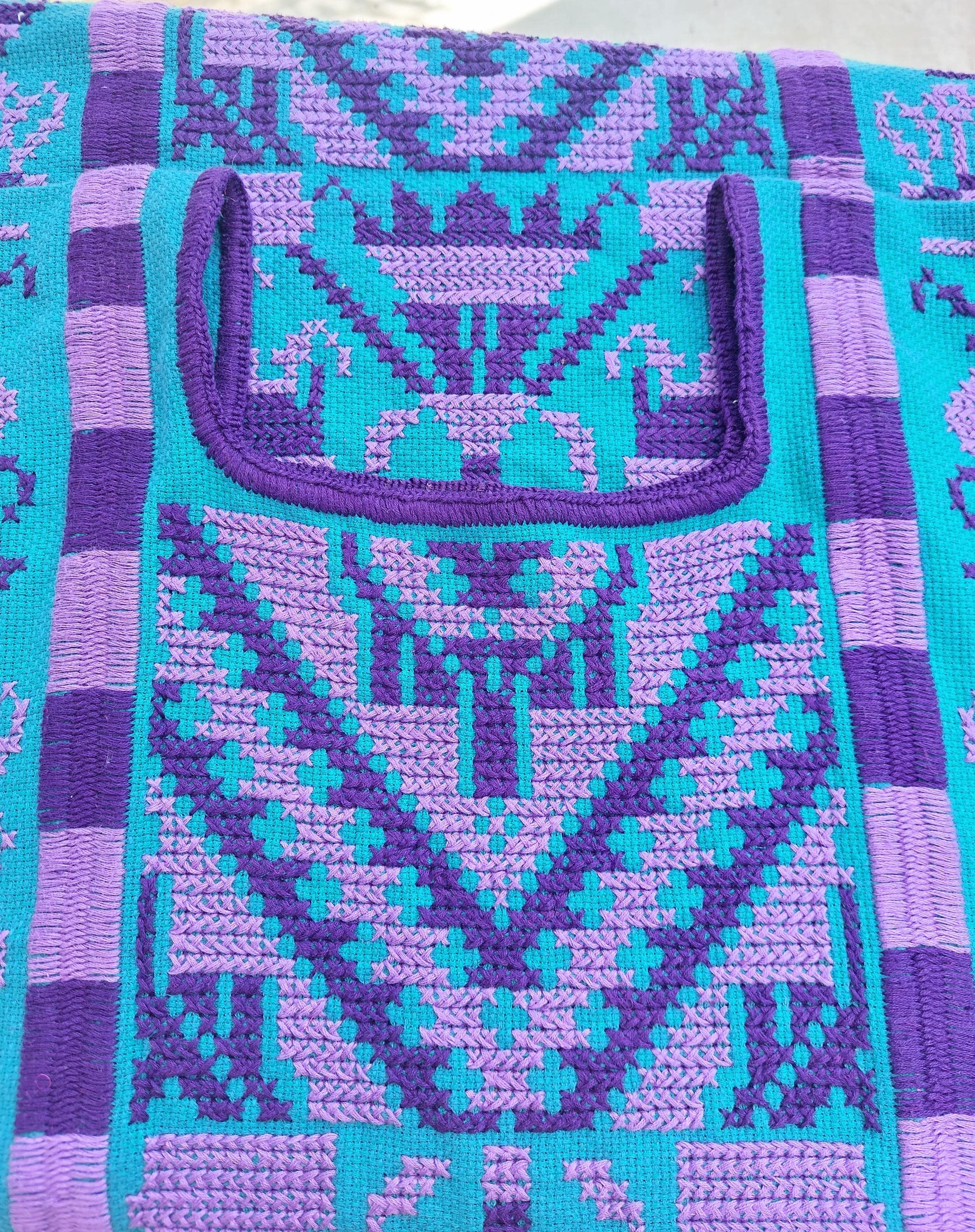 Oaxacan dress,  handmade dress, Embroidery dress, Artisian Mexican Long dress. S/M