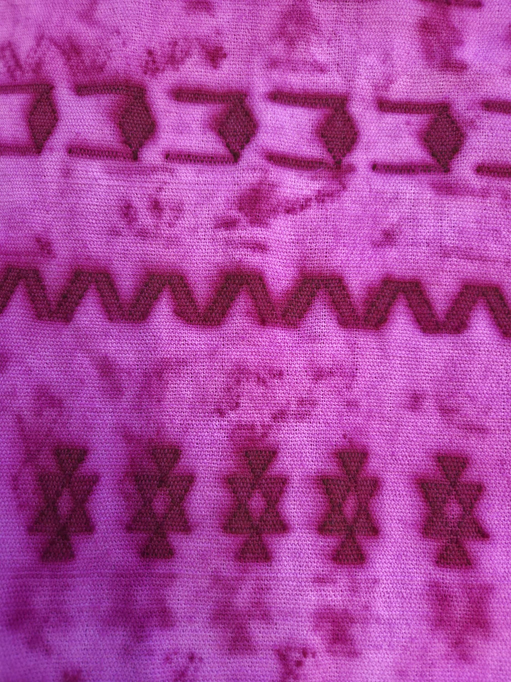 Oaxacan Huipil Dyed with Dactylopius coccus. O/S
