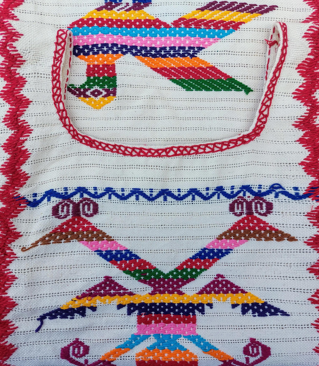 Backstrap loom dress, Oaxacan Huipil, Embroidery dress, handmade dress, artisian dress.
