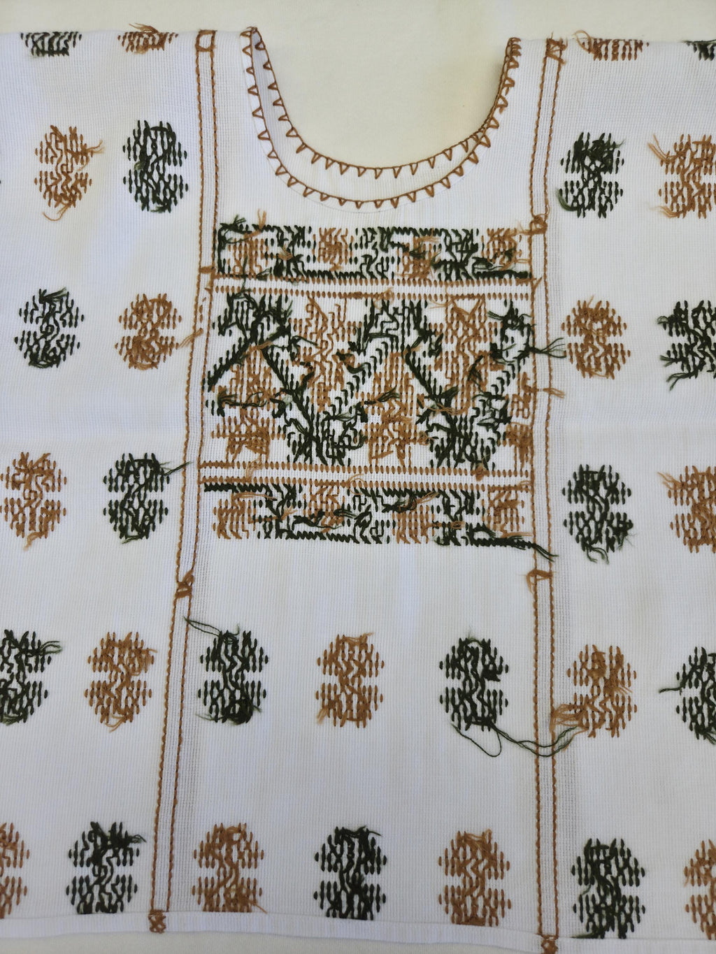 Handmade embroidered blouse,    S-L