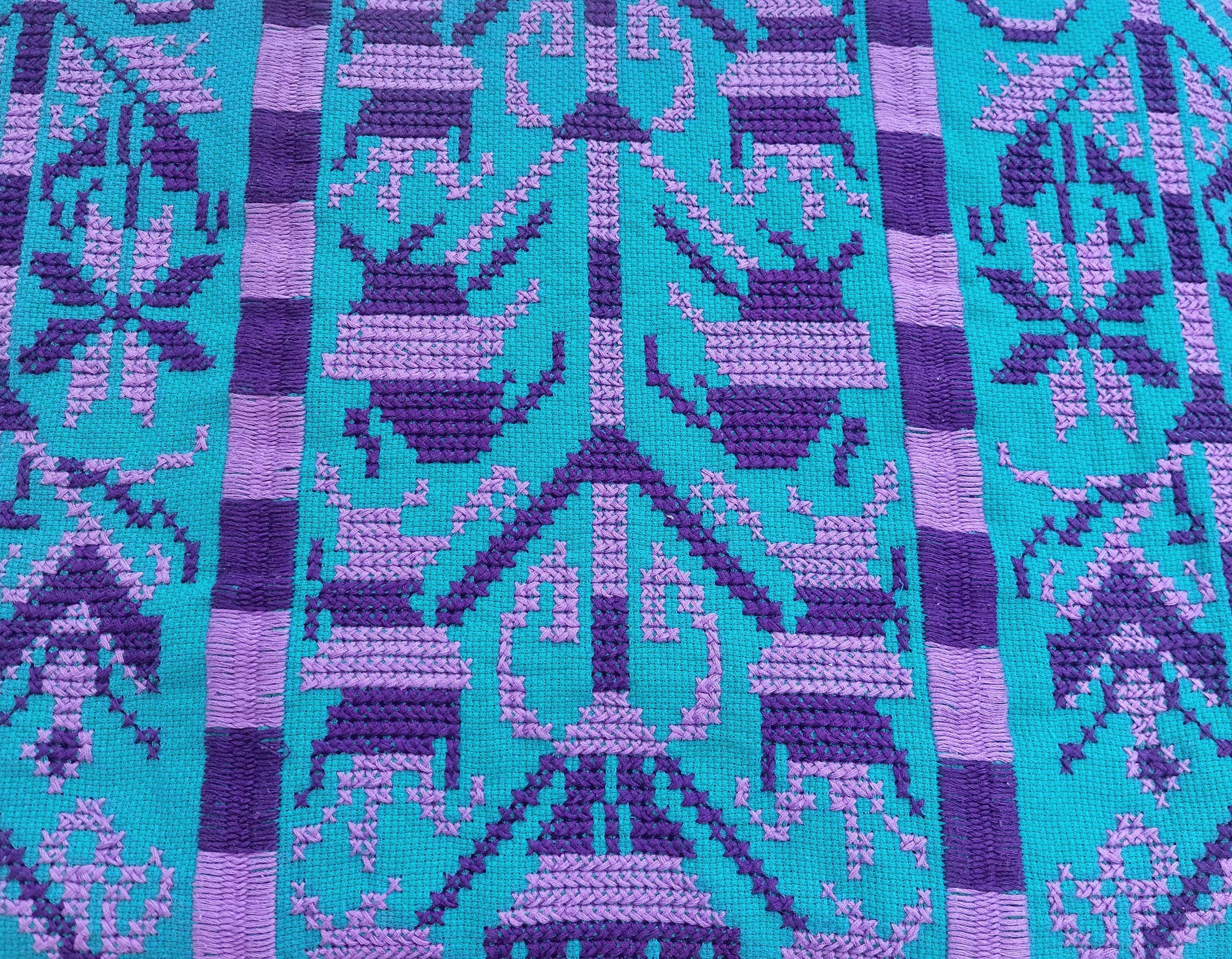 Oaxacan dress,  handmade dress, Embroidery dress, Artisian Mexican Long dress. S/M