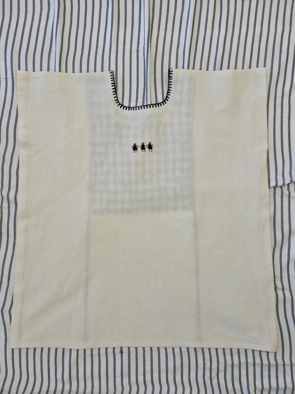 Muslin Mexican  top, Handmade embroidered blouse,    S-L