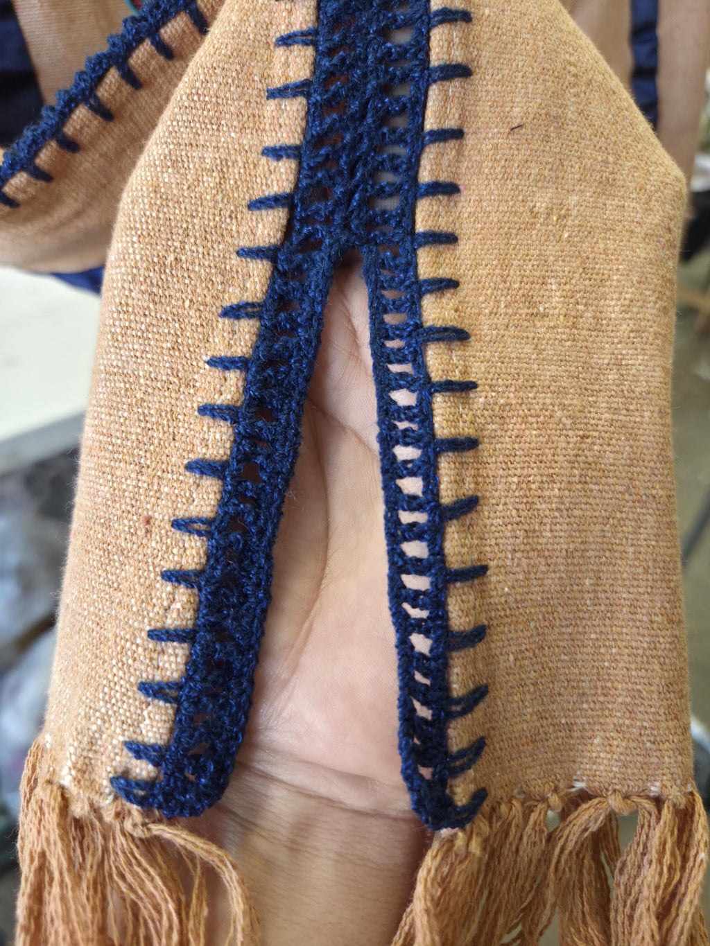 Short huipil, Natural Dye.  O/S