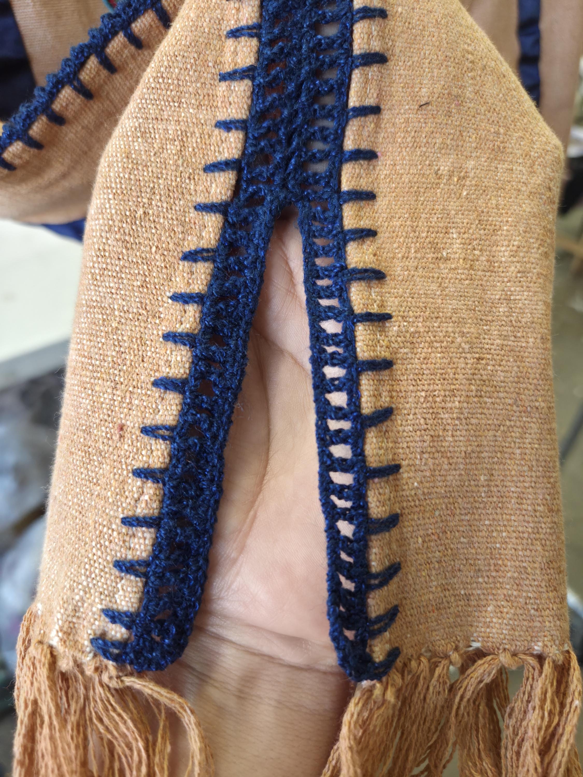 Short huipil, Natural Dye.  O/S