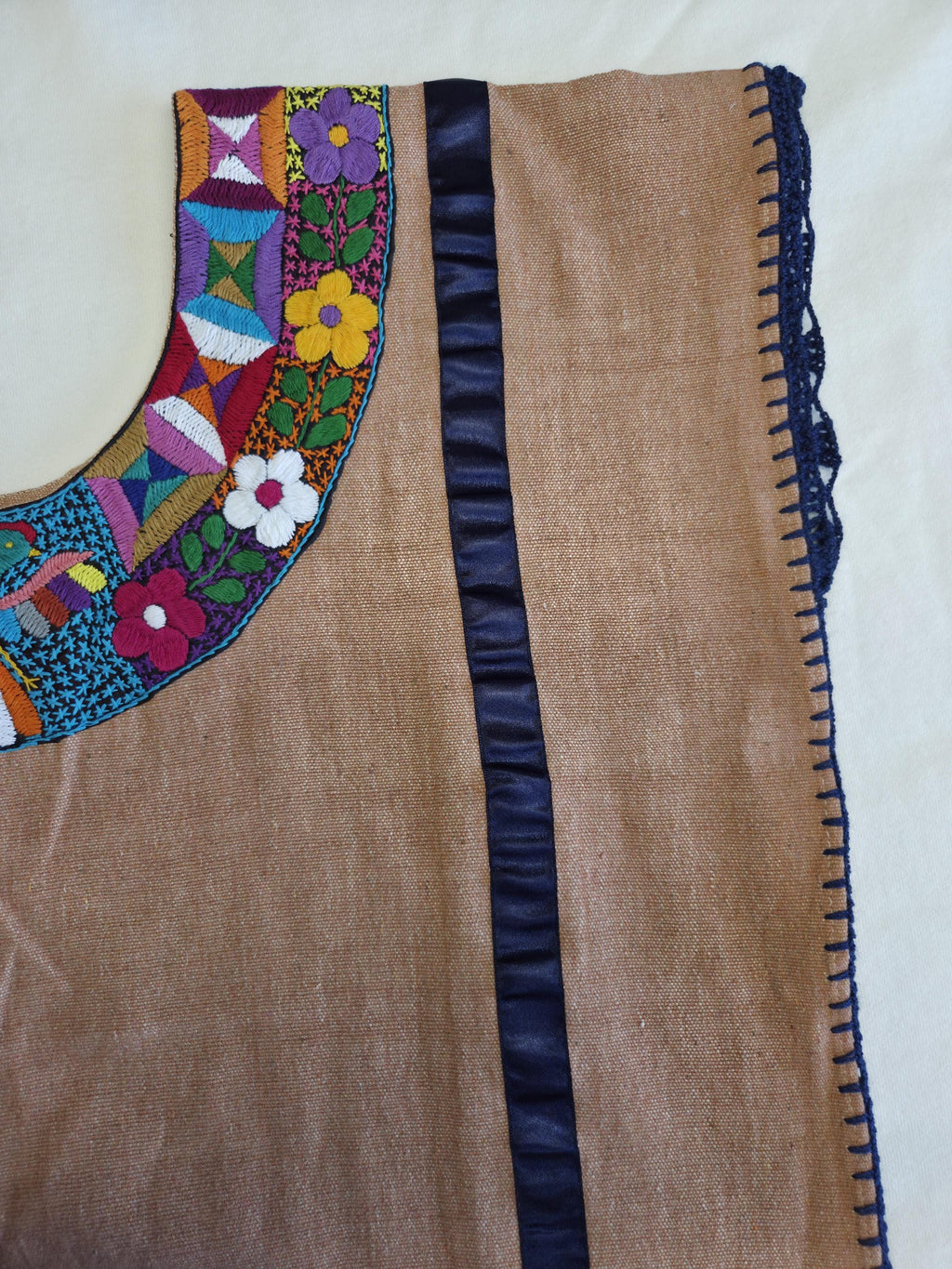 Short huipil, Natural Dye.  O/S