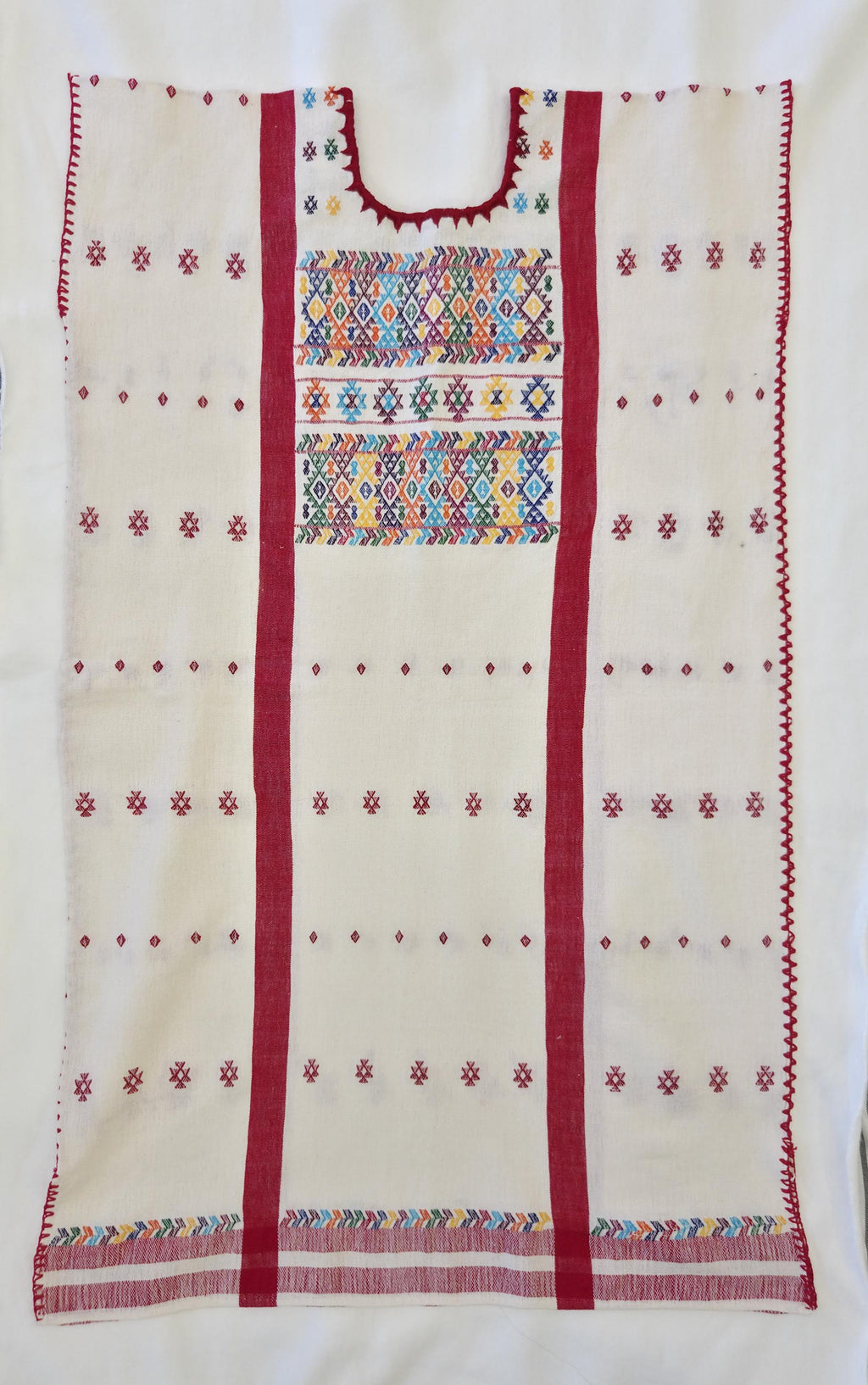 Mexican Tacuate Backstrap loom Huipil dress,   O/S