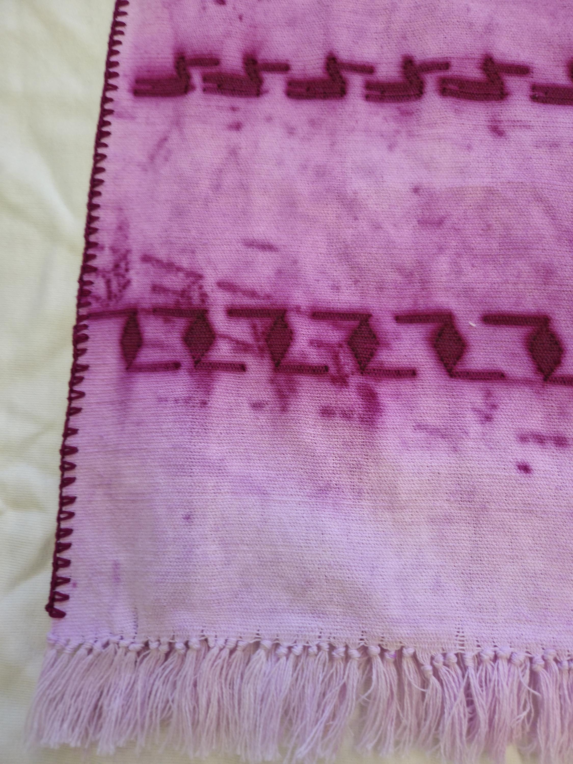 Oaxacan Huipil Dyed with Dactylopius coccus. O/S
